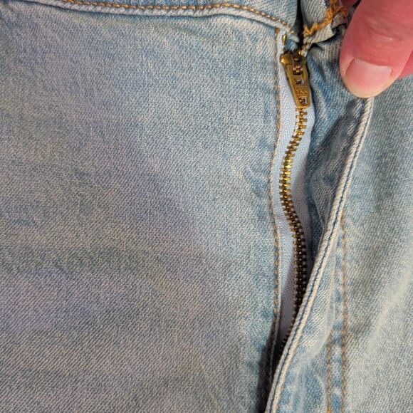 NO Boundaries Jeans Women’s Size 18 Light Enzyme W Tint Denim Wide Leg Zip NEW - Picture 9 of 15